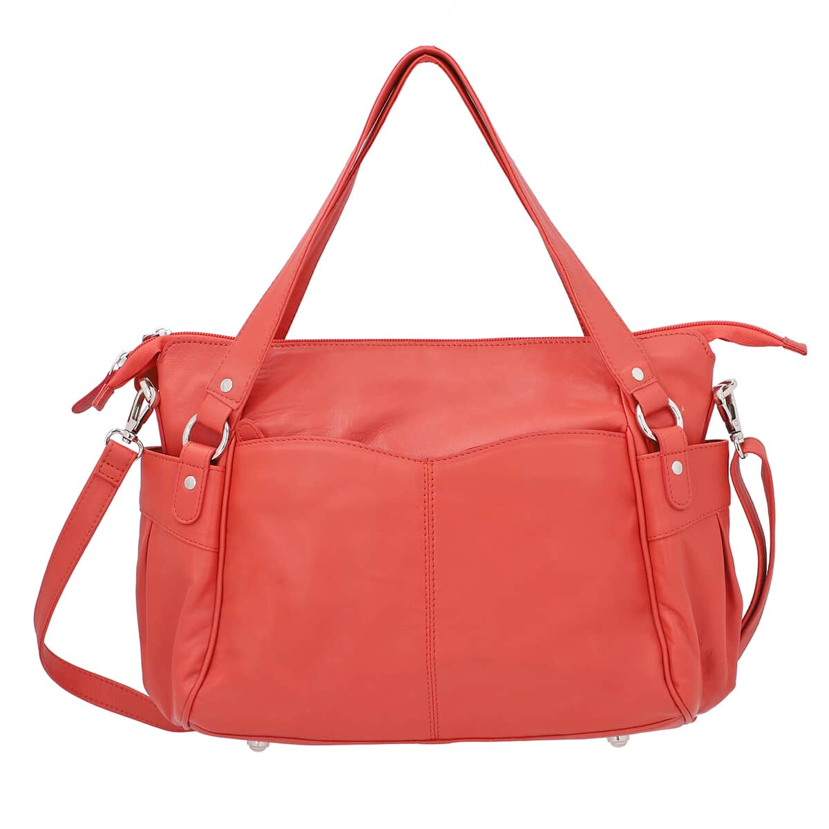 Coral Genuine Leather RFID Protected Bailey Bag image number 0