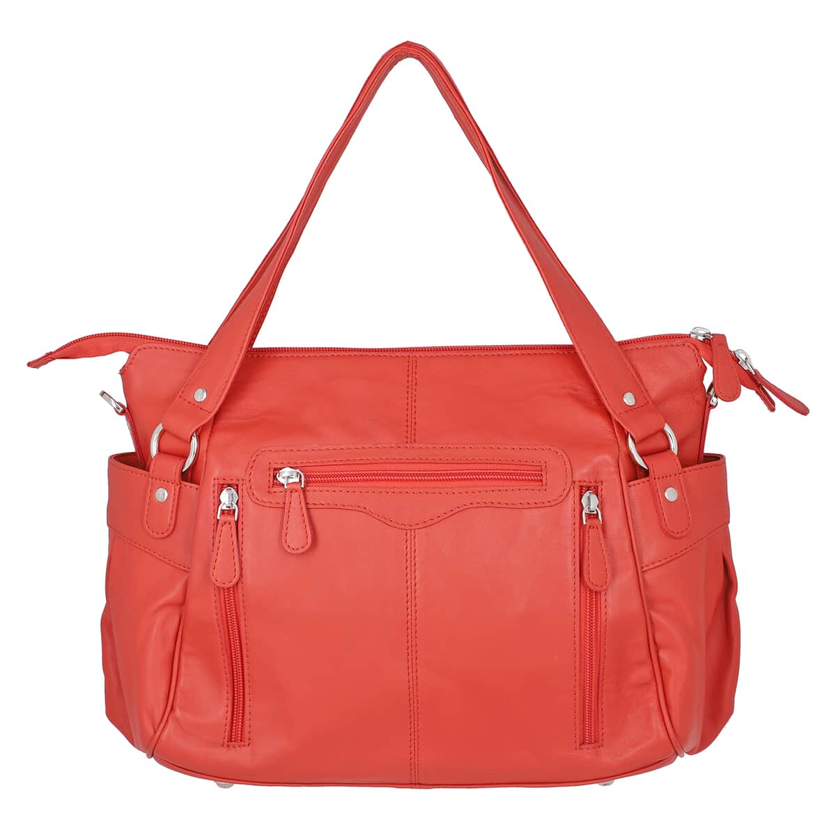 Coral Genuine Leather RFID Protected Bailey Bag image number 4