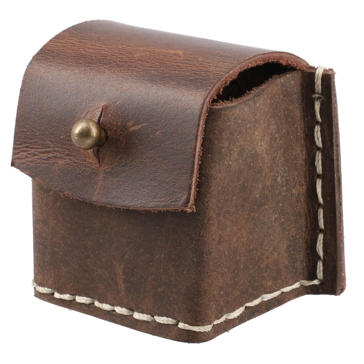 Oil Pullup Leather Ring Box with size 2*1.5*2 Inches  image number 0