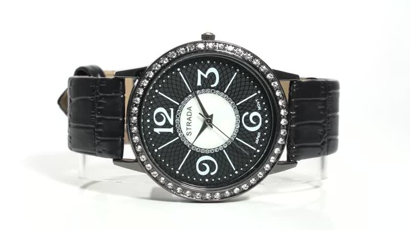 White Crystal Watch Pure White Stainless Steel 0.68 ctw