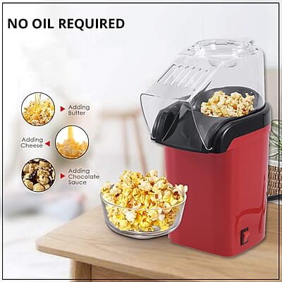 Red Hot Air Popcorn Popper Machine