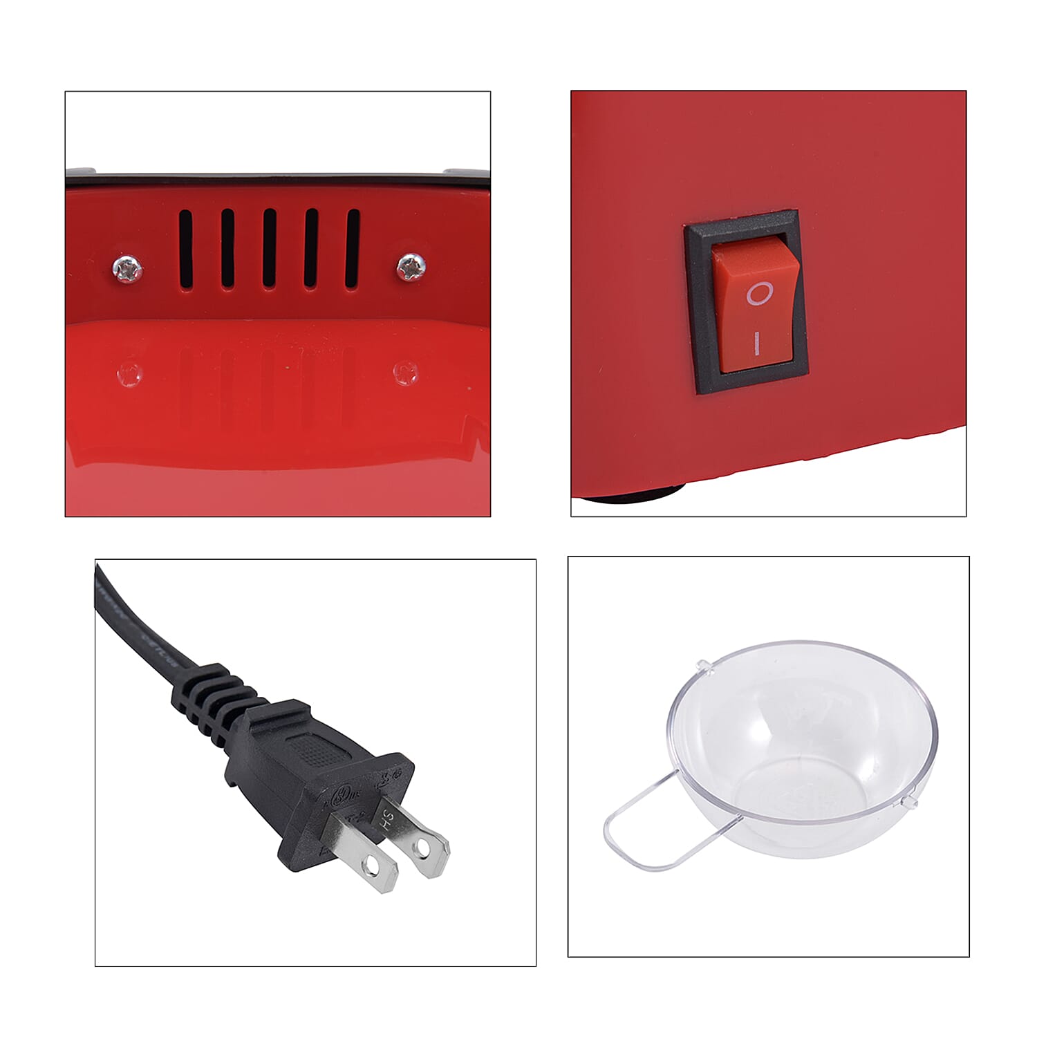 Red Hot Air Popcorn Popper Machine