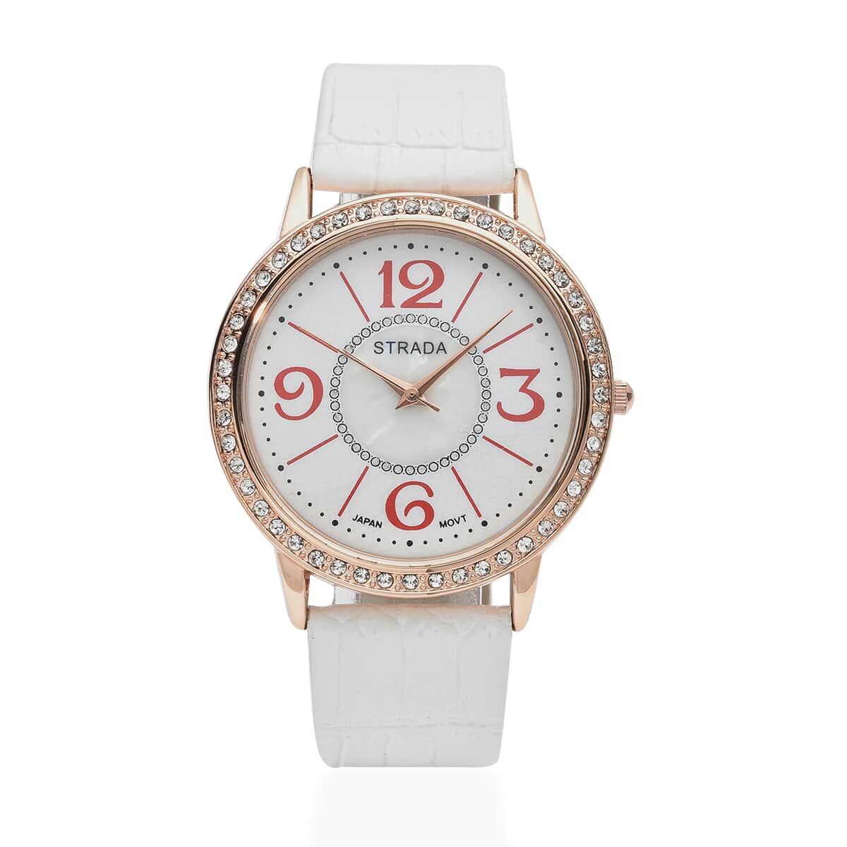 White Crystal Watch Pure White Stainless Steel 0.68 ctw image number 0