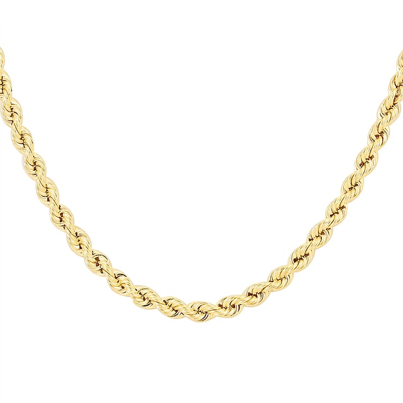 14K Yellow Gold 1.5mm Rope Necklace 24 Inches 1.80 Grams