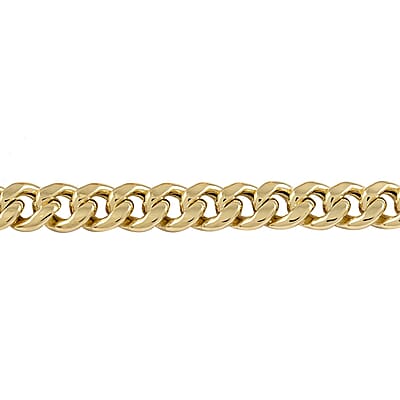 10K Yellow Gold 3.5mm Cuban Chain Bracelet (7.00 In) 1.7 Grams