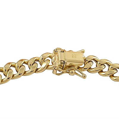 10K Yellow Gold 3.5mm Cuban Chain Bracelet (7.00 In) 1.7 Grams