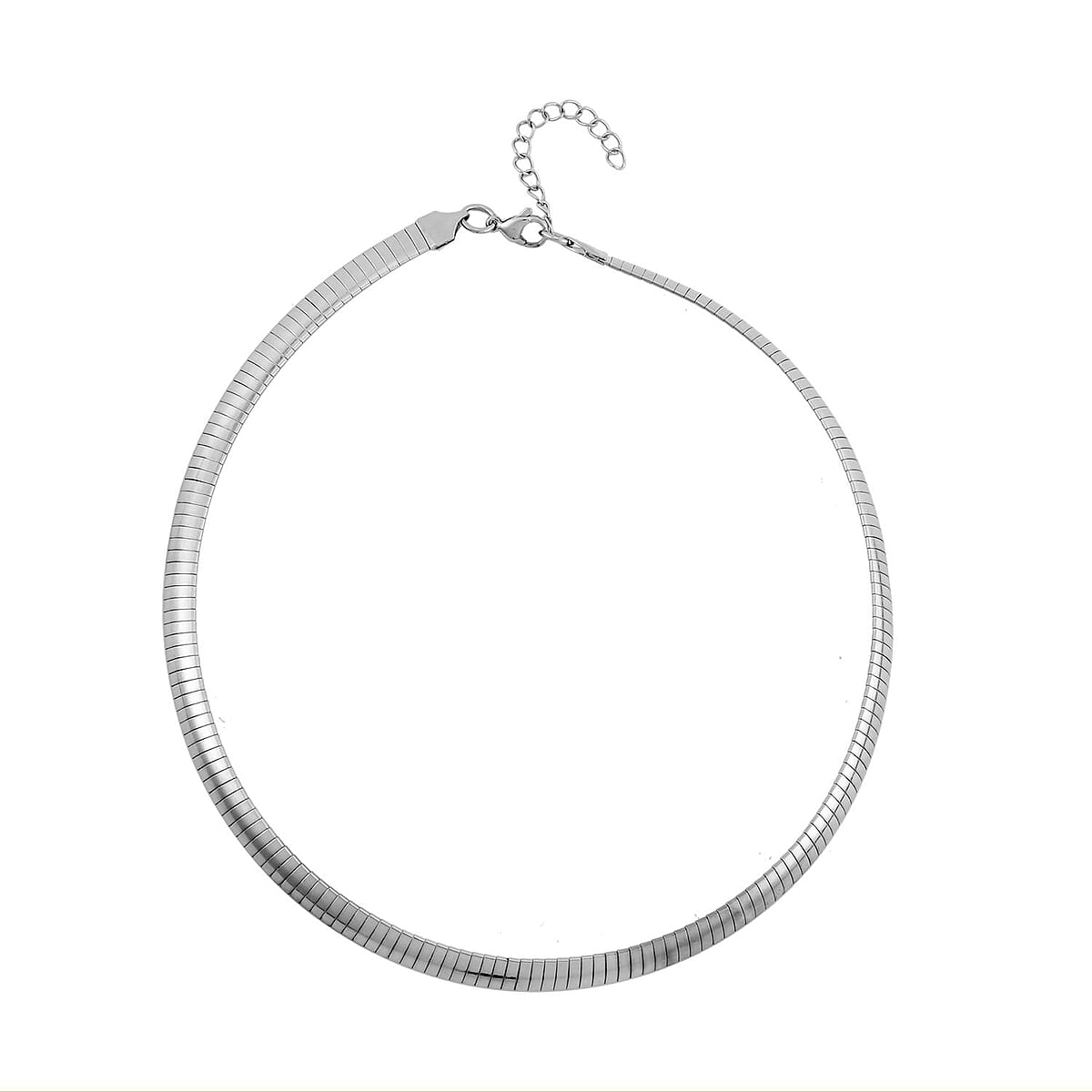 Omega Chain Necklace (18-20 Inches) in Stainless Steel , Tarnish-Free, Waterproof, Sweat Proof Jewelry image number 0