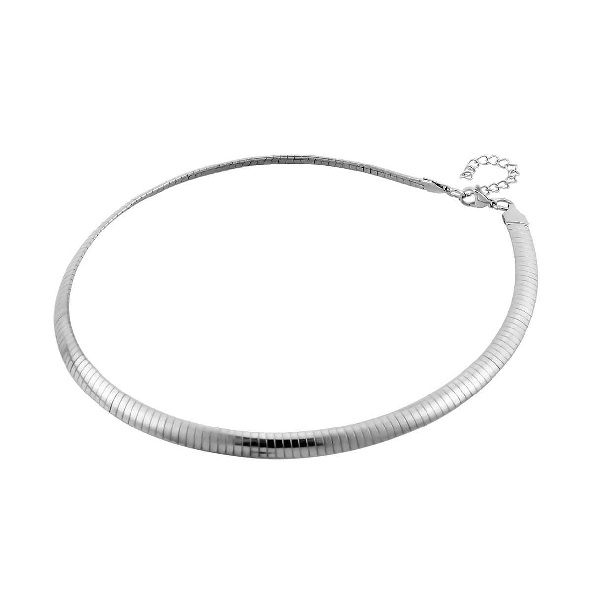 Omega Chain Necklace (18-20 Inches) in Stainless Steel , Tarnish-Free, Waterproof, Sweat Proof Jewelry image number 2