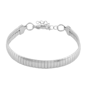 Omega Chain Bracelet (7.50-9.50Inches) in Stainless Steel | Tarnish-Free, Waterproof, Sweat Proof Jewelry