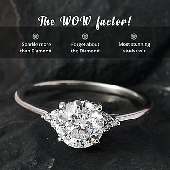 Rhodium Over Sterling Silver / 10 - Product card gallery slide 2 (10176966099257)