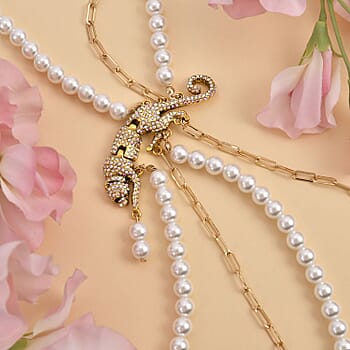 Simulated White Pearl - Product card gallery slide 2 (9431519265023)