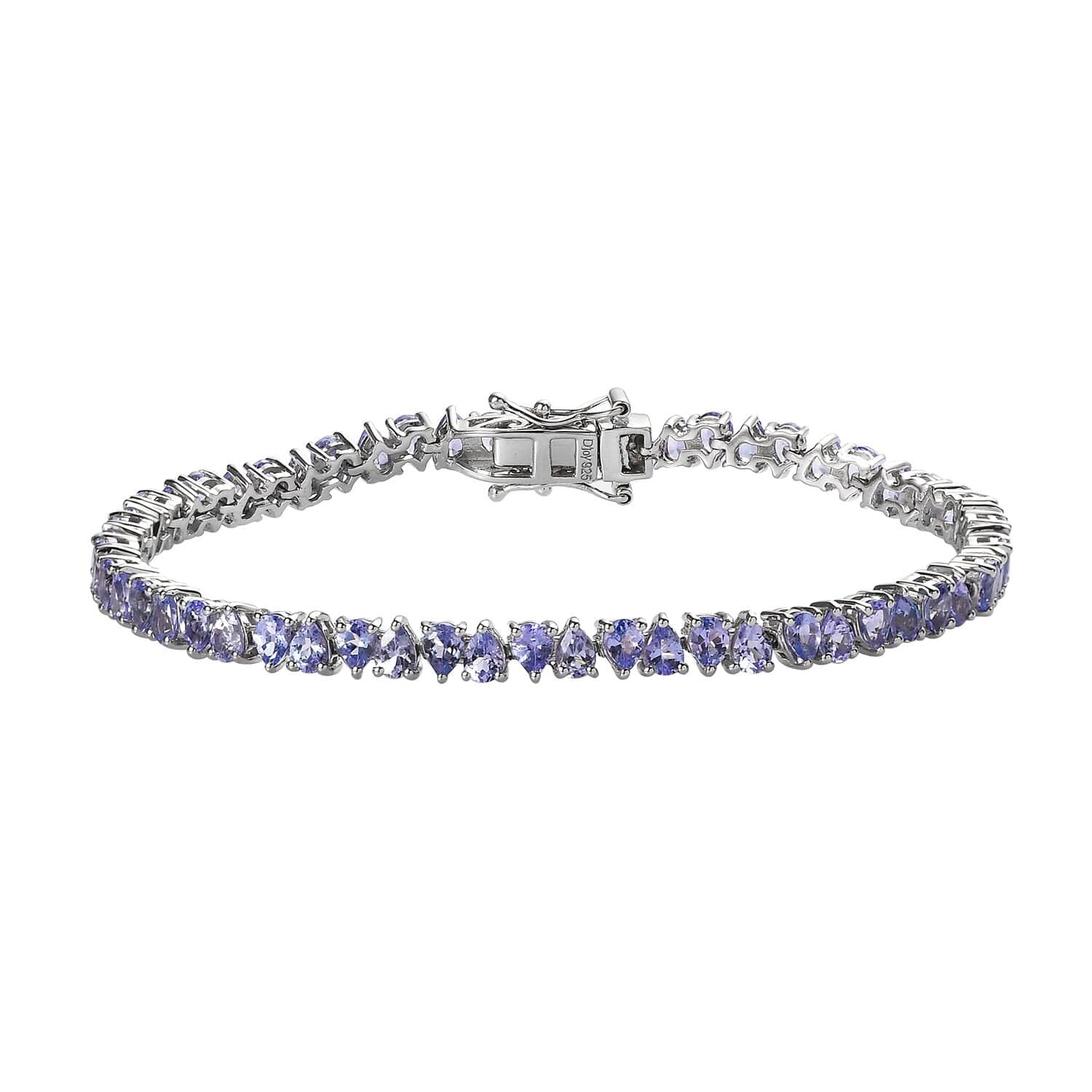 Tanzanite Beaded Bracelet in Platinum Over Sterling Silver (7.25 popular In) 35.35 ctw Birthday gift Anniversary gift