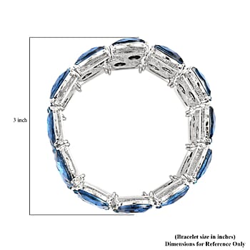 Blue Austrian Crystal - Product card gallery slide 3 (10176966197561)