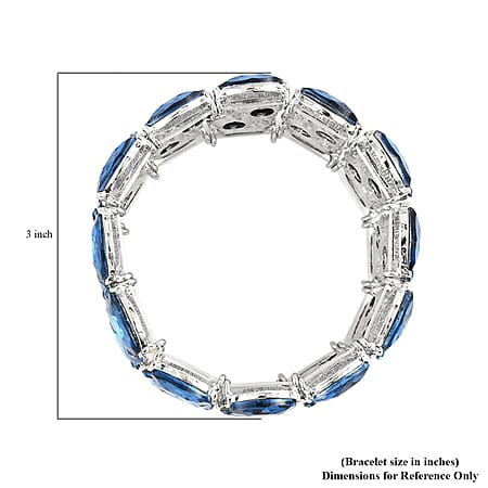 Blue Austrian Crystal - Product card gallery slide 3 (10176966197561)