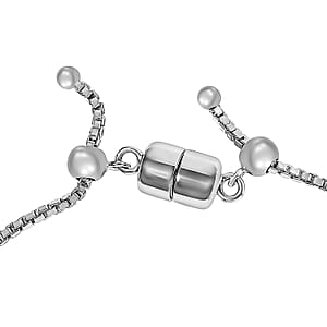 Premium Sleeping Beauty Turquoise 2.50 ctw Necklace in Rhodium Over Sterling Silver 19 Inches 