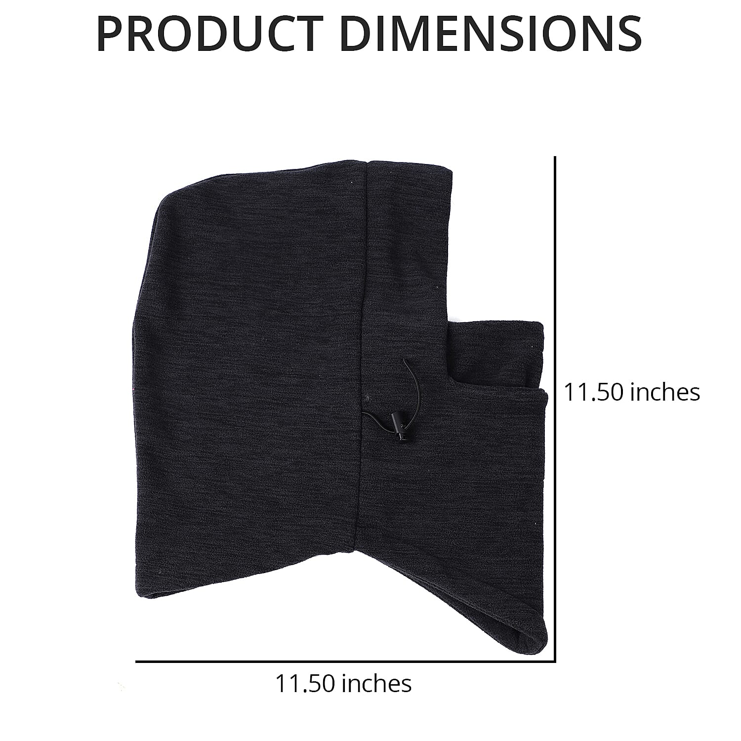 Set of 2 Black Windproof Riding and Skating Mask