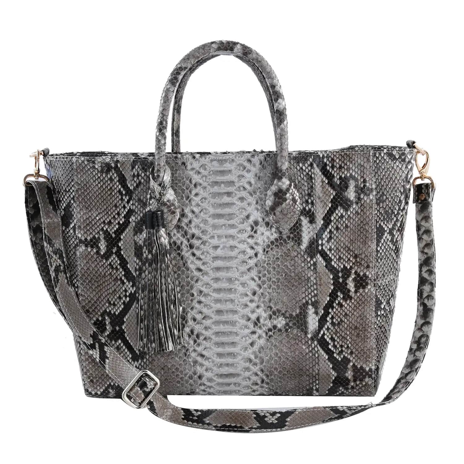 White discount snakeskin bag