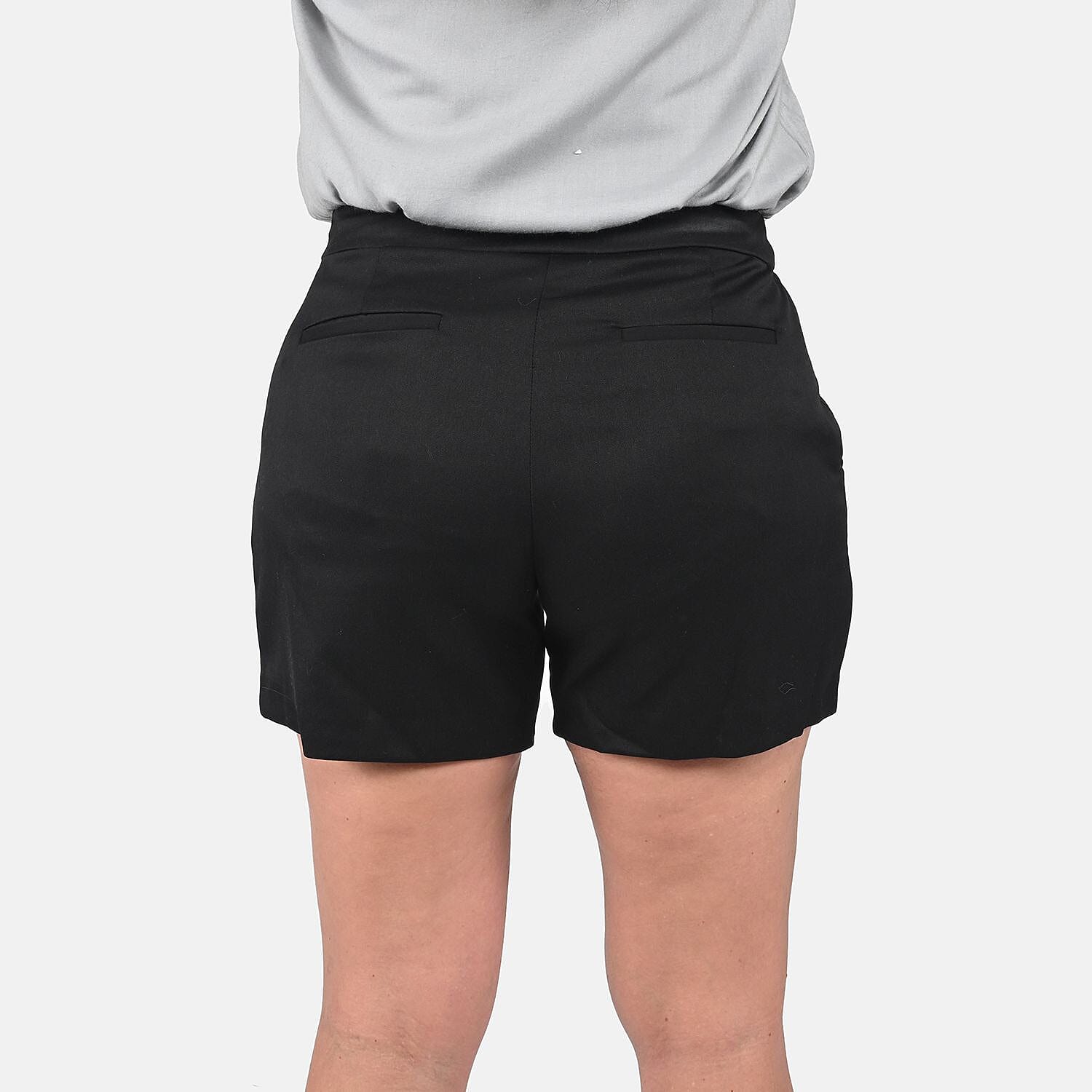 Harve Benard Black Chino Shorts - (Size 4)