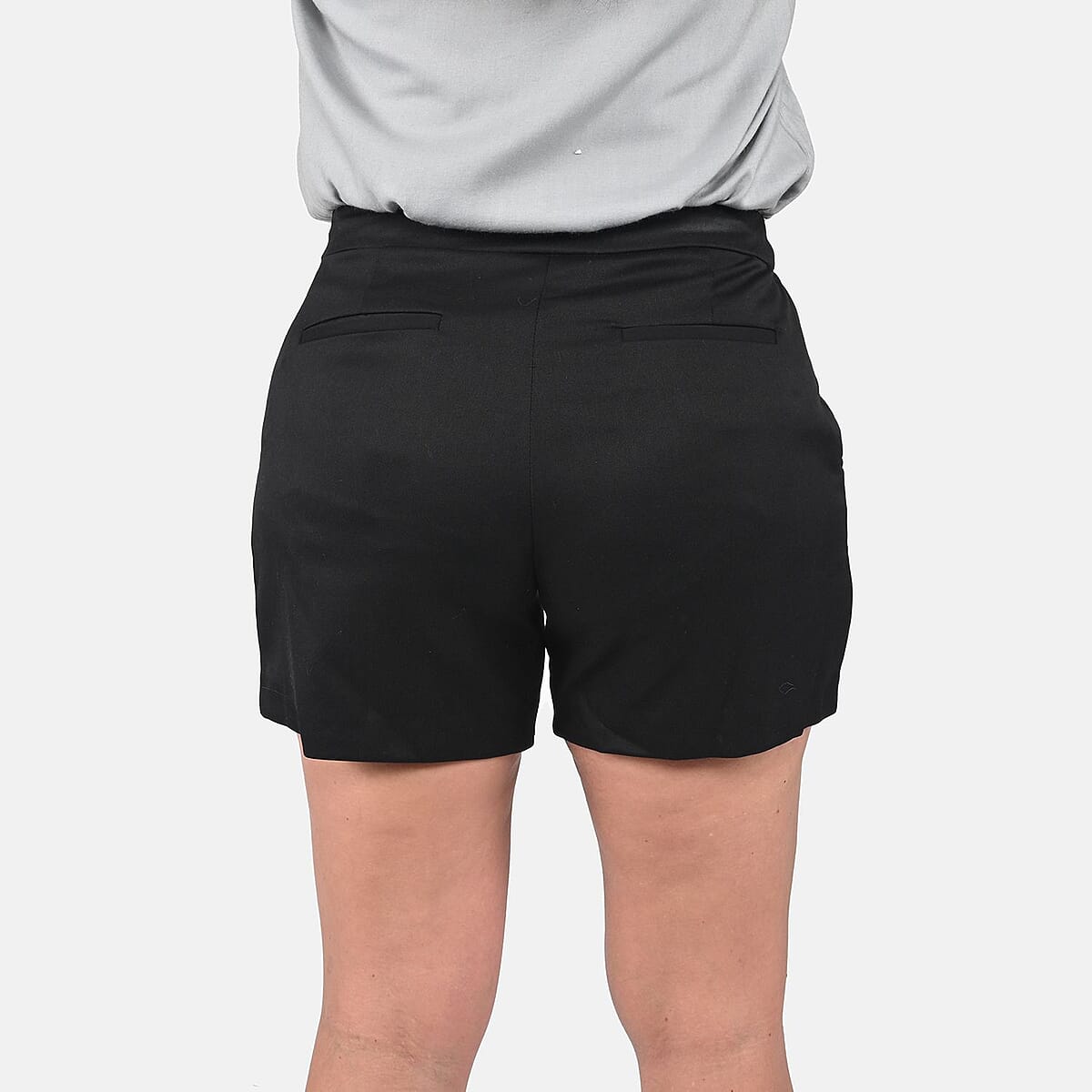 HARVE BENARD Black Chino Shorts - (Size) image number 1