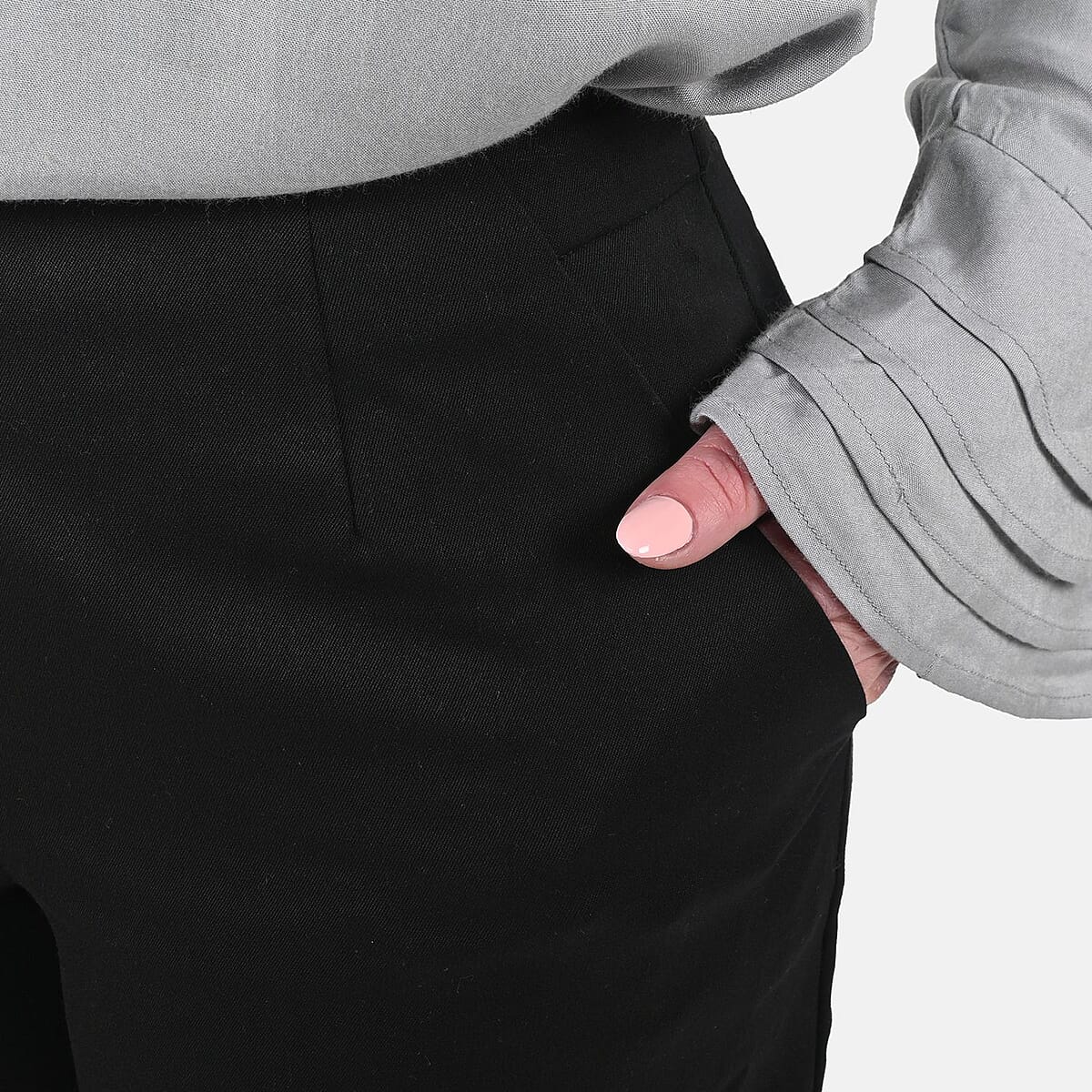 HARVE BENARD Black Chino Shorts - (Size) image number 4
