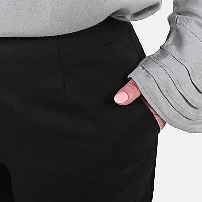 Harve Benard Black Chino Shorts - (Size 4)