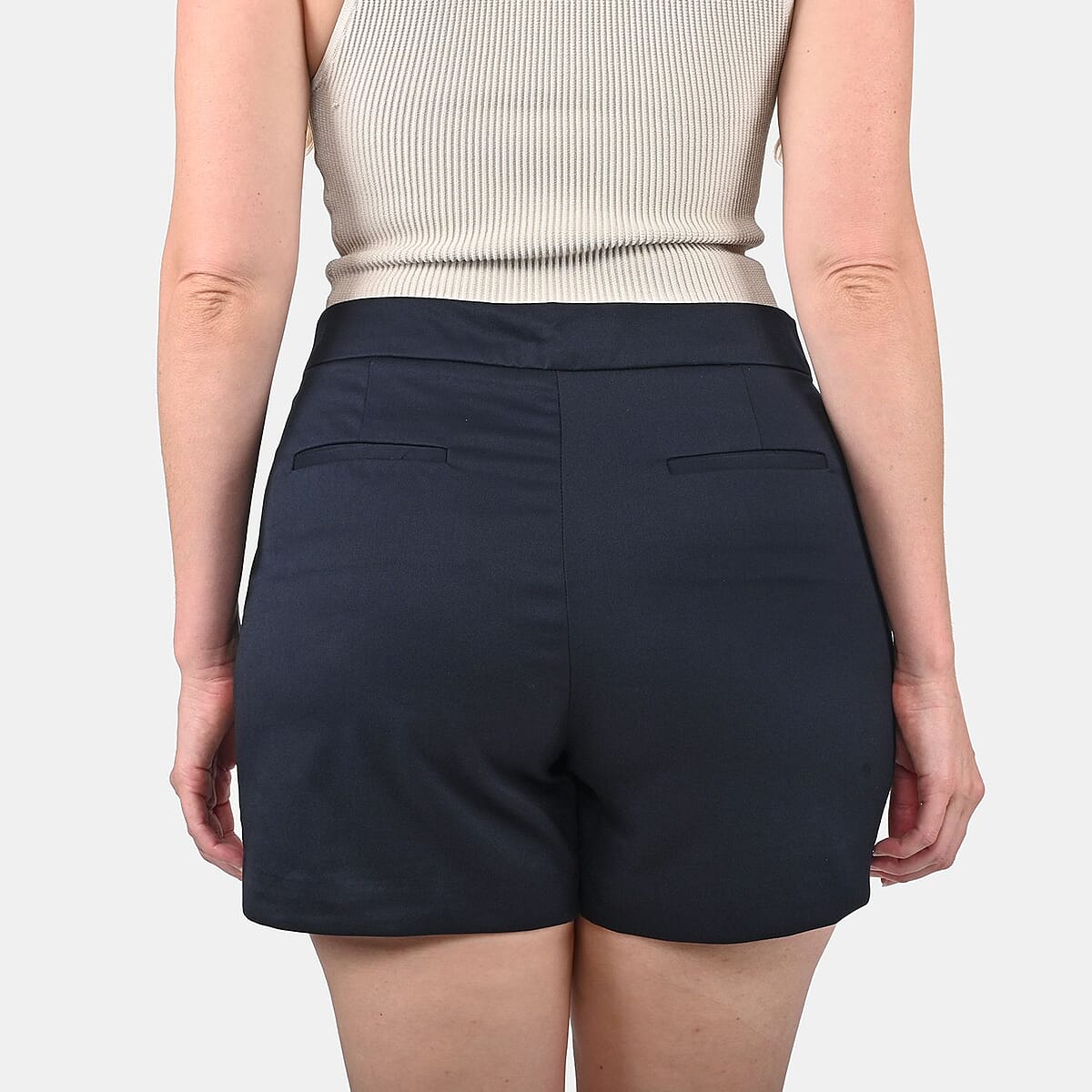 Harve Benard Navy Chino Shorts - (Size 10) image number 1