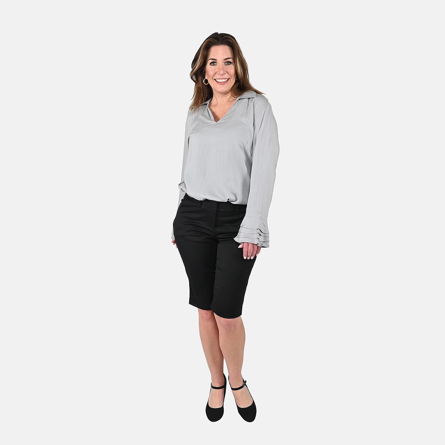 Harve Benard Black Bermuda Shorts - (Size 4)