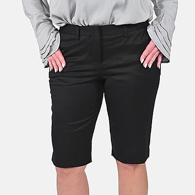 Harve Benard Black Bermuda Shorts - (Size 4)