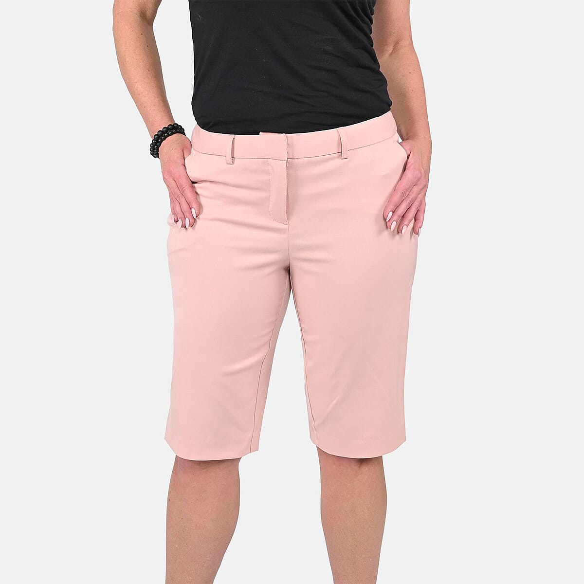 Harve Benard Rose Bermuda Shorts - (Size 6) image number 3