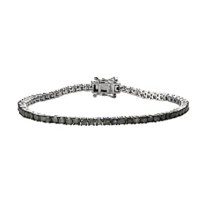 Narsipatnam Alexandrite Tennis Bracelet in Platinum Over Sterling Silver (7.25 In) 4.50 ctw