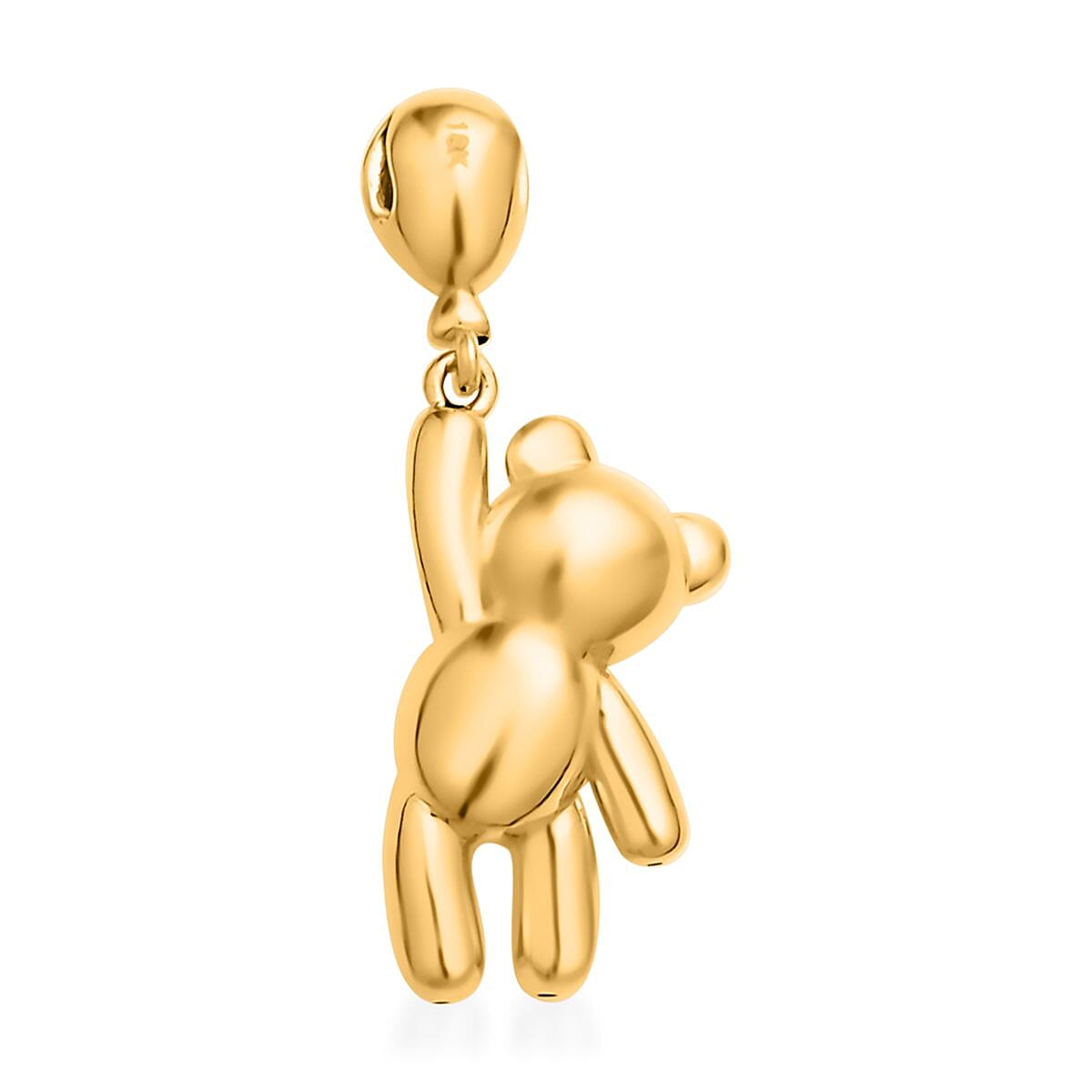 18K Yellow Gold Teddy Bear Pendant 0.50 Grams image number 3