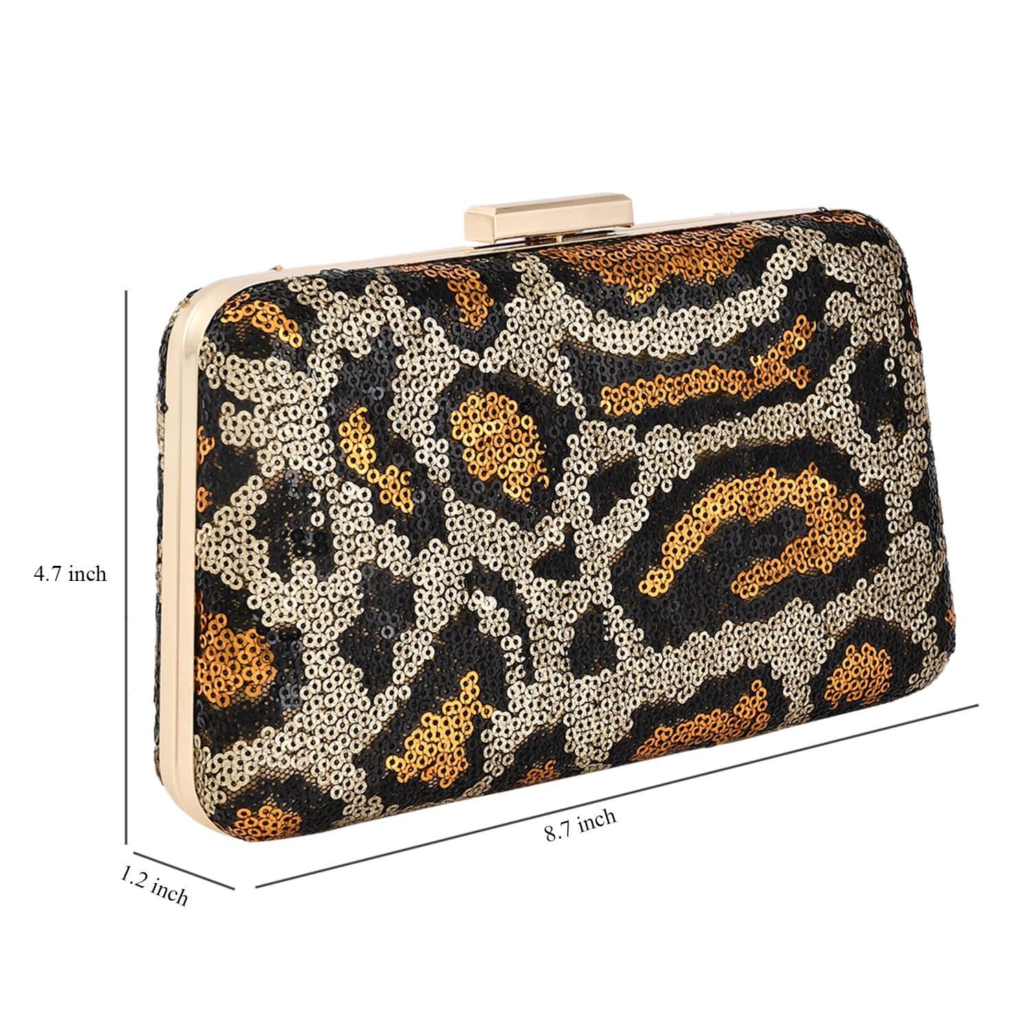 Leopard cheap print clutch