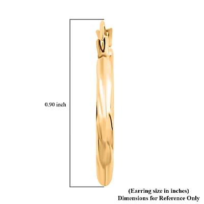 Ankur Treasure Chest 14K Yellow Gold Hoop Earrings For Women, Birthday Gifts For Her