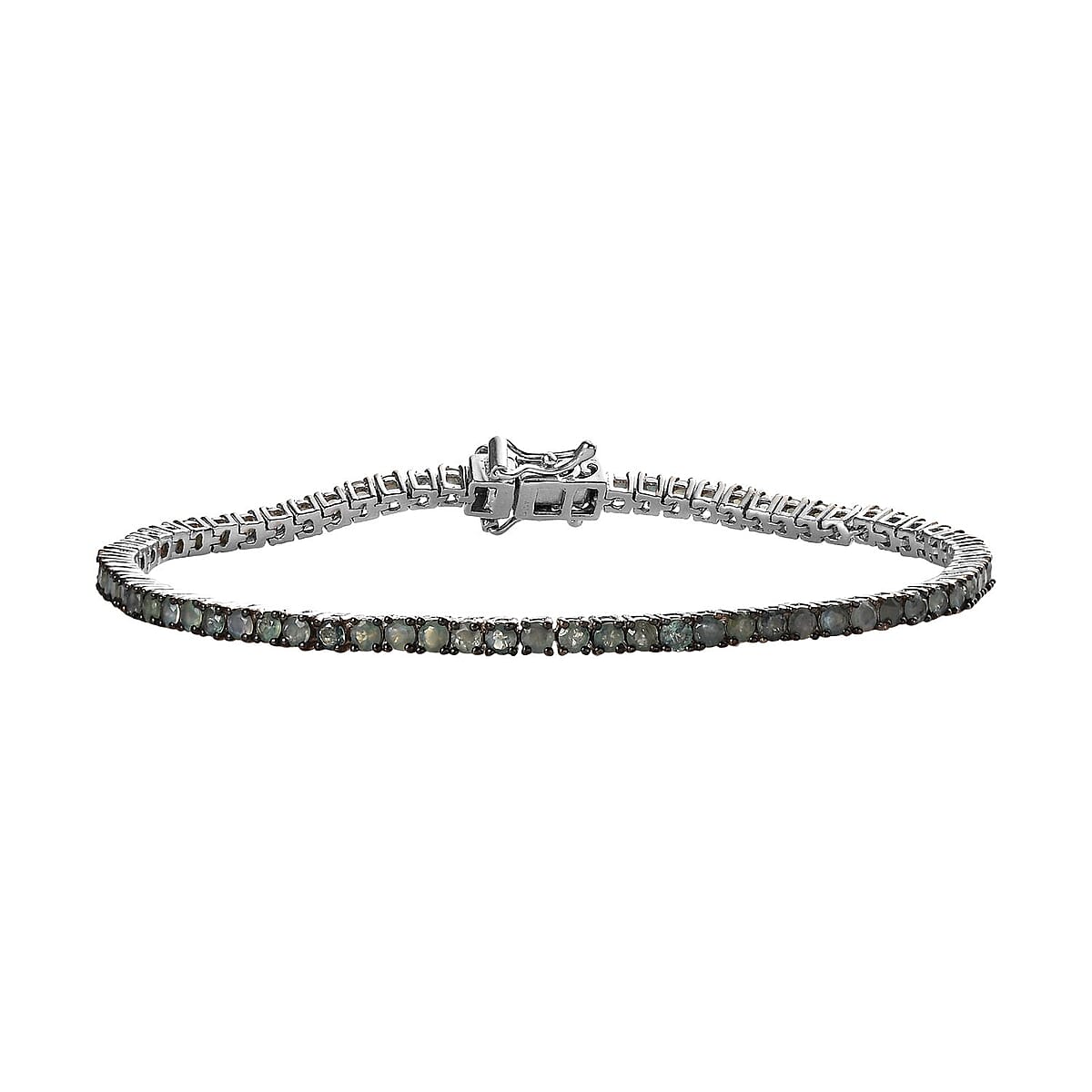 Narsipatnam Alexandrite Tennis Bracelet In Platinum Over Sterling Silver (8.00 In) 5.15 ctw image number 0