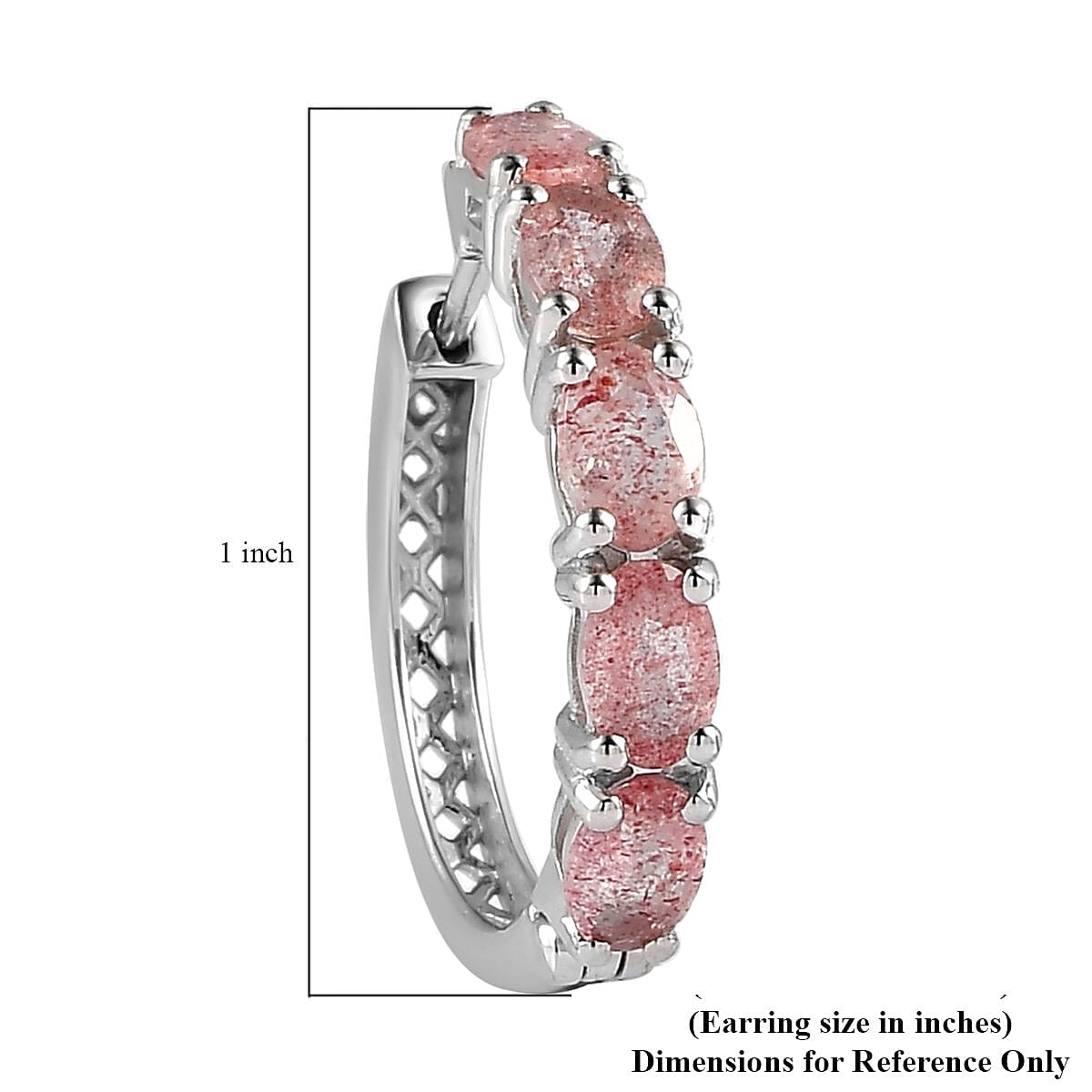 Tanzanian Natronite Hoop Earrings in Platinum Over Sterling Silver 4.15 ctw image number 4