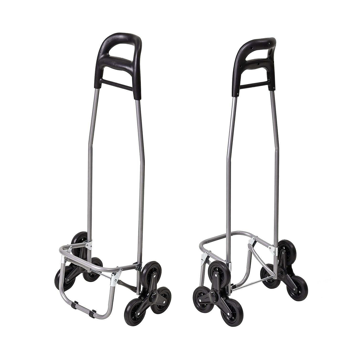 Black Stair Climber Foldable Trolley Bag (Holds up to 5.5lbs) 14x12x37