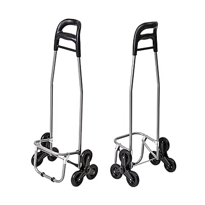 Black Stair Climber Foldable Trolley Bag (Holds up to 5.5lbs) 14x12x37