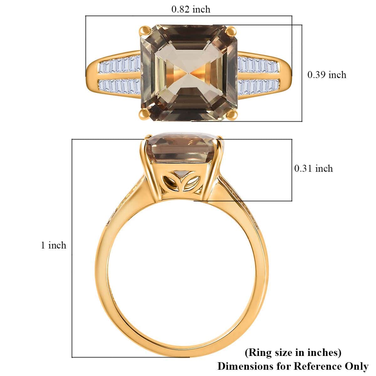 Valentines Doorbuster ILIANA 18K Yellow Gold AAA Turkizite and G-H SI Diamond Ring 4.25 Grams 4.50 ctw image number 7