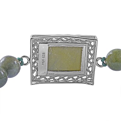 Connemara Marble Bracelet in Platinum Over Sterling Silver (7.25 In) 87.00 ctw