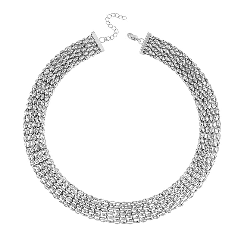 Mesh Necklace 20-22 Inches in Stainless Steel