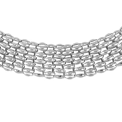 Mesh Necklace 20-22 Inches in Stainless Steel