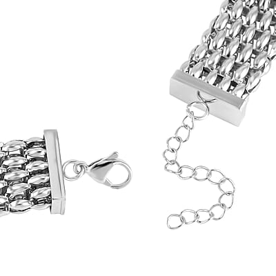Mesh Necklace 20-22 Inches in Stainless Steel