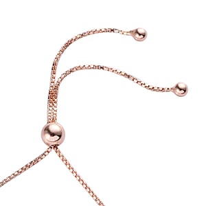 Premium Martha Rocha Kunzite and Premium Morro Redondo Pink Tourmaline Bolo Bracelet in Vermeil Rose Gold Over Sterling Silver 5.80 ctw