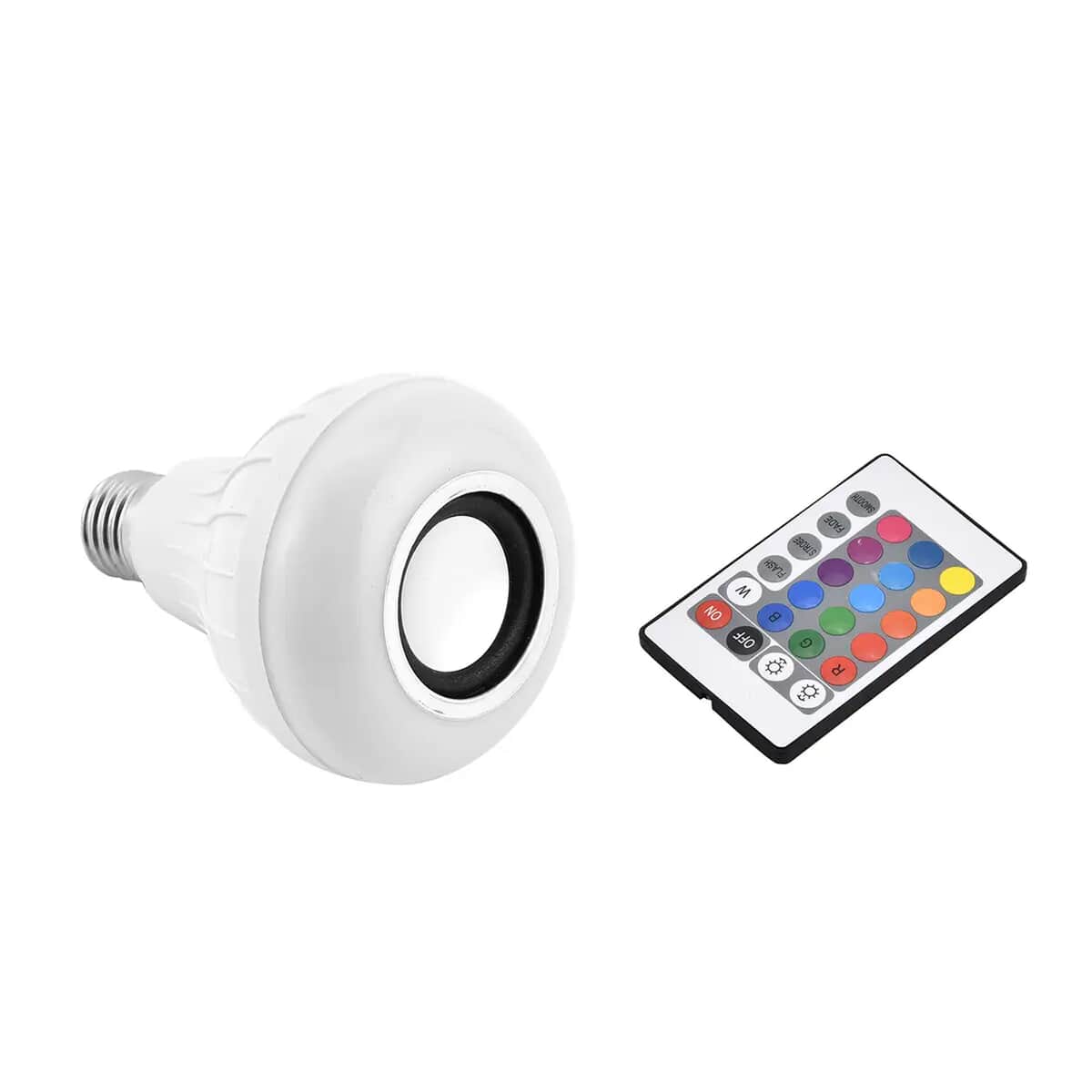 White RGB LED Music Bulb with Wireless Speaker with Remote Control image number 0