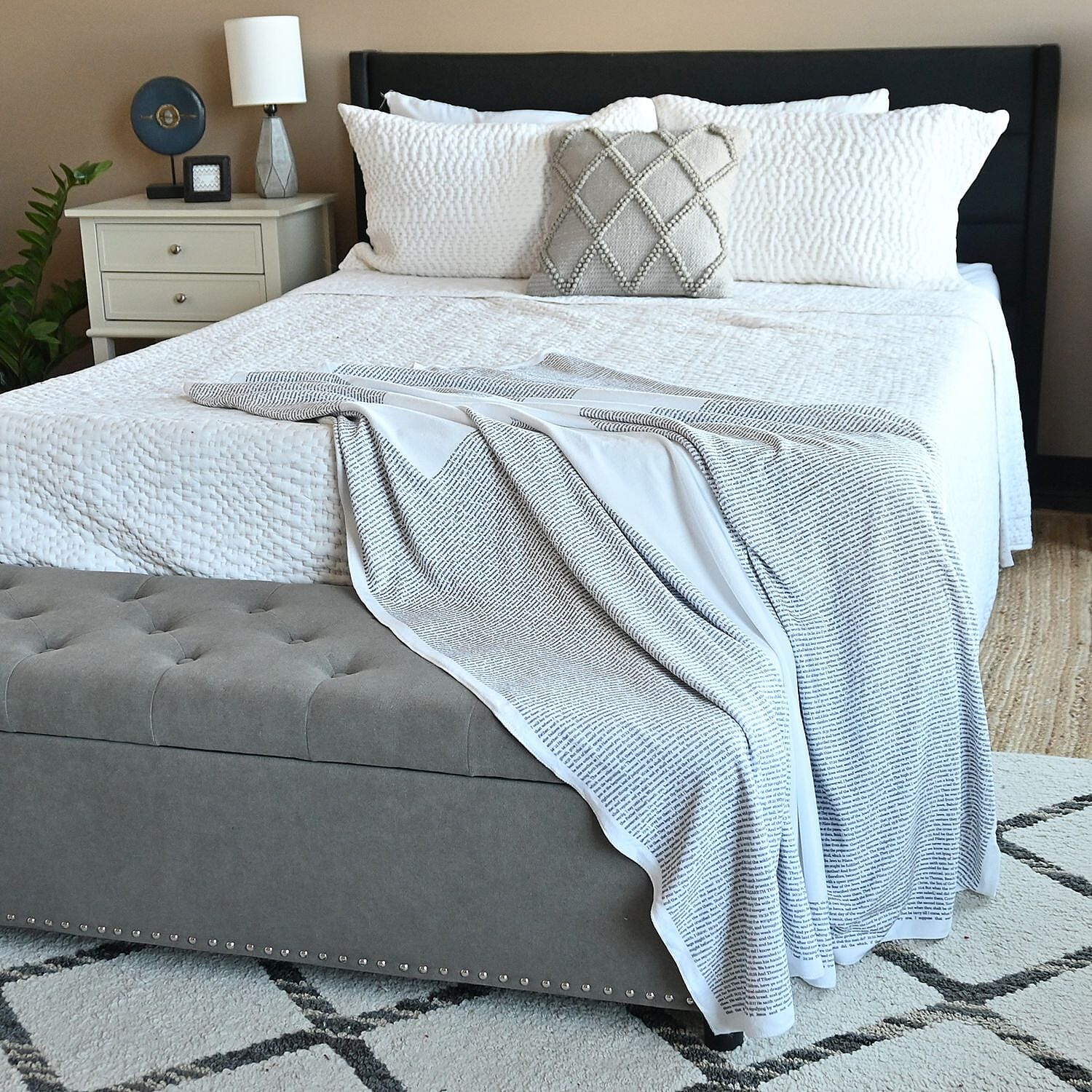 Believer Blanket Printed with the Gospel of John