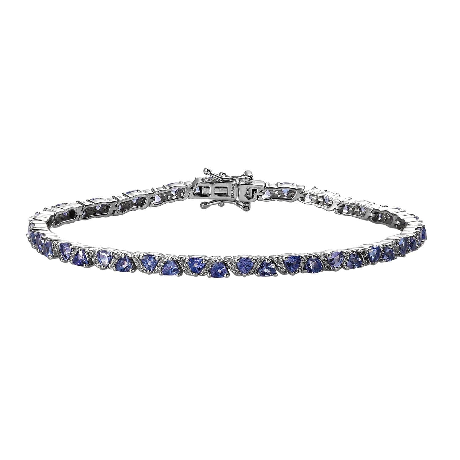 White zircon store tennis bracelet