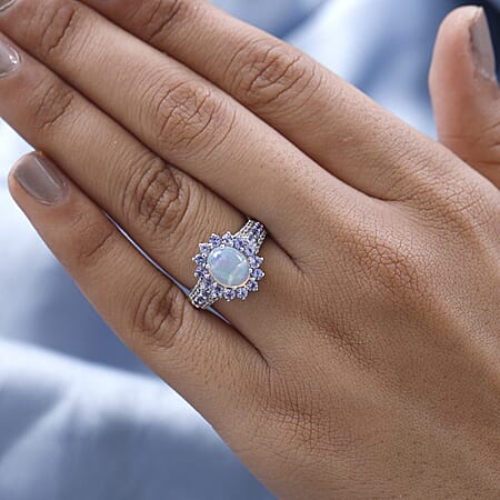 Ethiopian Welo Opal & Tanzanite / 5 - Product card gallery slide 3 (10197490172217)