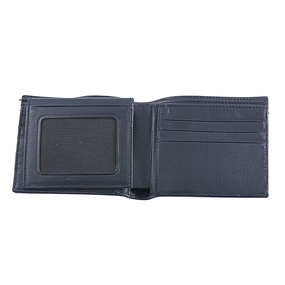 River Black Genuine Crocodile Leather Wallet image number 4