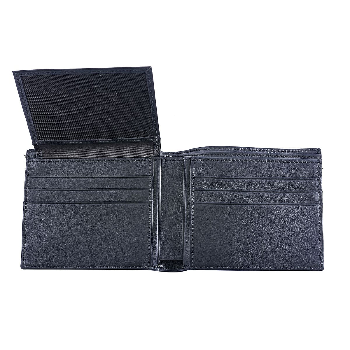 River Black Genuine Crocodile Leather Wallet image number 5