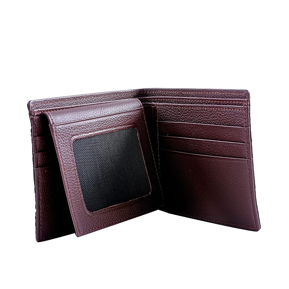 River Brown Genuine Crocodile Leather Wallet image number 2